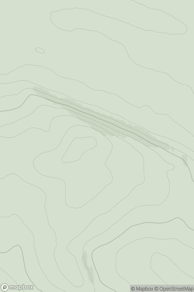Thumbnail image for Binn Hill [Inverness to Strathspey] showing contour plot for surrounding peak